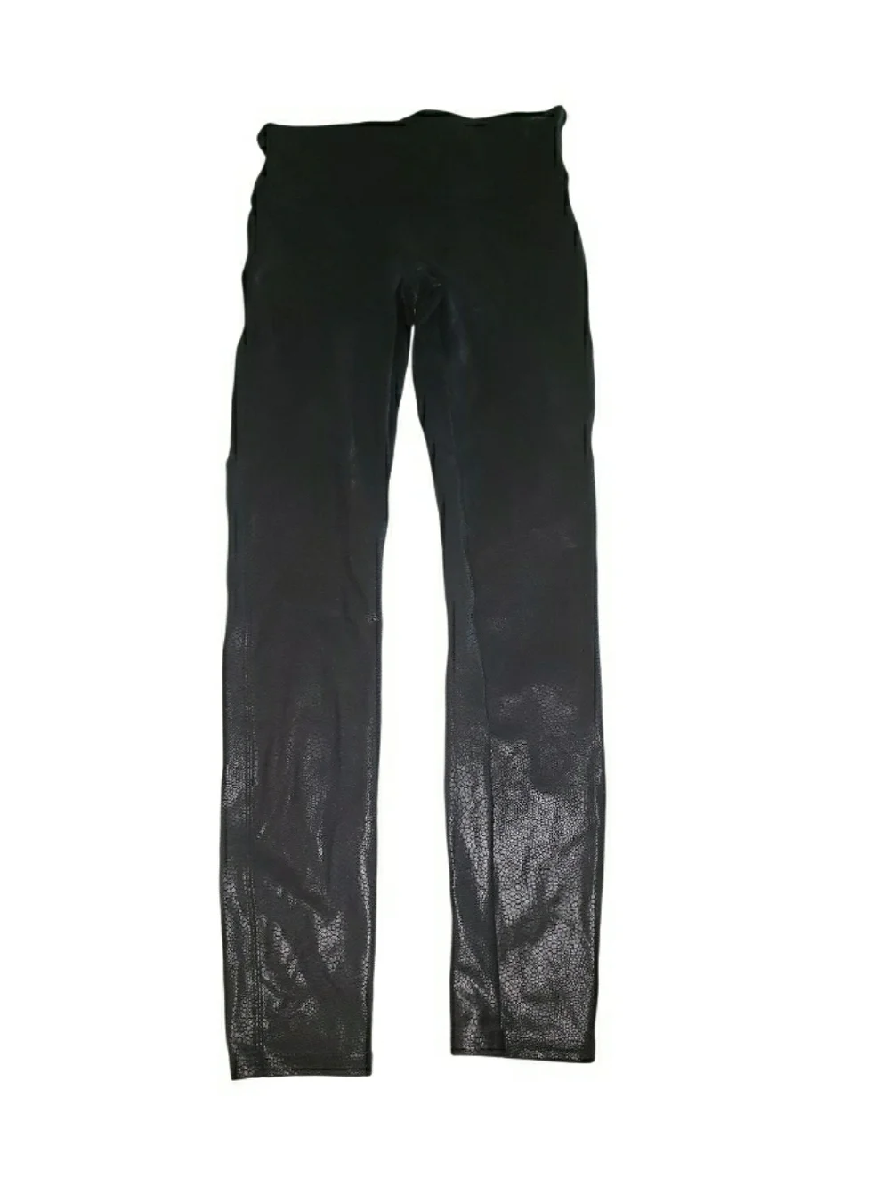 Spanx- Faux Leather Matte Snake Leggings- M
